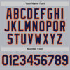 Custom Gray Navy-Orange Authentic Throwback Basketball Jersey