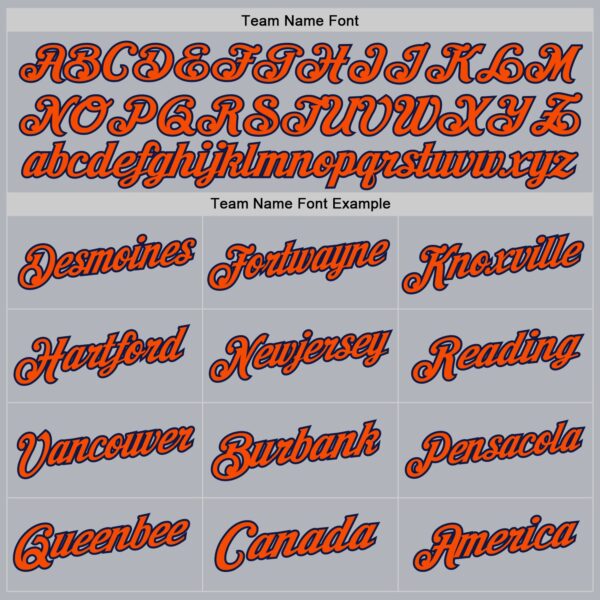 Custom Gray Orange-Navy Authentic Throwback Basketball Jersey