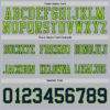 Custom Gray Navy-Neon Green Authentic Football Jersey