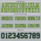 Custom Gray Navy-Neon Green Authentic Football Jersey