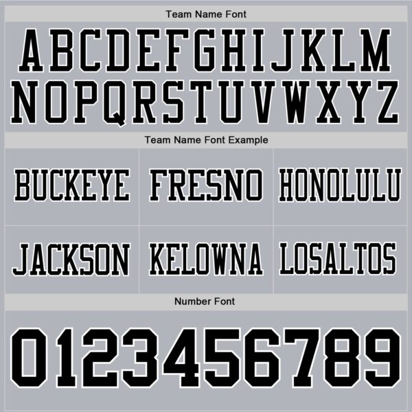 Custom Gray Black-White Authentic Football Jersey