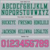 Custom Gray Pink-Kelly Green Authentic Football Jersey