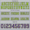 Custom Gray Purple-Neon Green Authentic Football Jersey