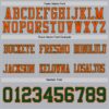 Custom Gray Green-Orange Authentic Football Jersey