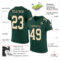 Green0175-1_54f99335-bc00-4dbf-8b7d-86125441efdc Custom Green Cream-Black Mesh Authentic Football Jersey