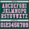 Custom Green Pink-White Mesh Authentic Football Jersey