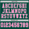 Custom Green Pink-White Mesh Authentic Football Jersey