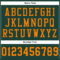 Custom Green Bay Orange Mesh Authentic Football Jersey
