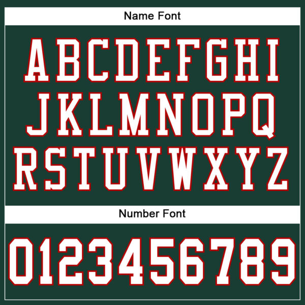 Custom Green White-Red Mesh Authentic Football Jersey