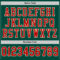 Custom Green Red-Cream Mesh Authentic Football Jersey