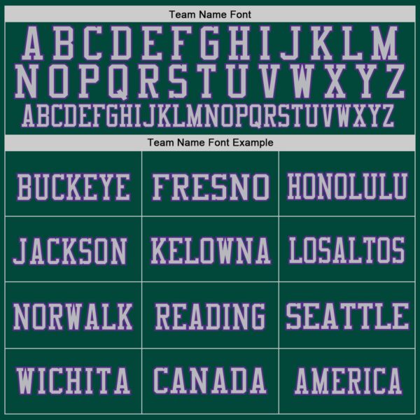 Custom Green Purple-Gray Mesh Authentic Football Jersey