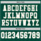 Green0233-3 Custom Green White City Cream-Black Mesh Authentic Football Jersey