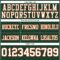 Custom Green White-Orange Authentic Football Jersey