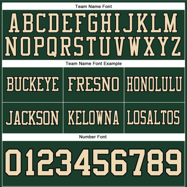 Custom Green City Cream-Black Authentic Football Jersey