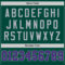 Green0327-3 Custom Green Purple-Gray Mesh Authentic Throwback Football Jersey