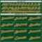 Custom Green Old Gold Authentic Throwback Basketball Jersey