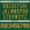 Custom Green Old Gold Authentic Throwback Basketball Jersey