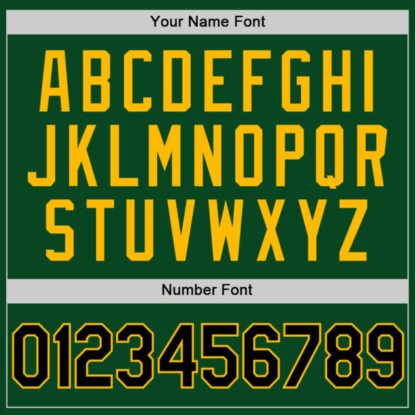 Custom Green Black-Gold Authentic Throwback Basketball Jersey