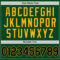 Custom Green Black-Gold Authentic Throwback Basketball Jersey