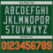 Custom Green Orange-Gray Authentic Throwback Basketball Jersey