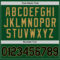 Custom Green Black-Old Gold Authentic Throwback Basketball Jersey