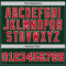 Custom Hunter Green Red-Cream Authentic Throwback Basketball Jersey