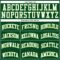 Custom Hunter Green White-Neon Green Authentic Throwback Basketball Jersey