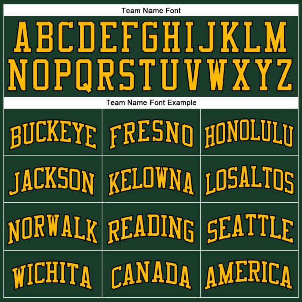 Custom Hunter Green Gold-Black Authentic Throwback Basketball Jersey