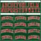 Custom Hunter Green White Pinstripe Red Authentic Basketball Jersey