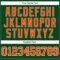 Custom Hunter Green Orange-White Authentic Throwback Basketball Jersey