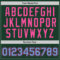 Custom Hunter Green Light Blue Black-Pink Authentic Throwback Basketball Jersey