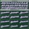 Custom Hunter Green White-Purple Authentic Throwback Basketball Jersey