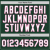 Custom Hunter Green White-Pink Authentic Throwback Basketball Jersey