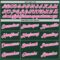 Custom Hunter Green White-Pink Authentic Throwback Basketball Jersey