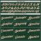 Custom Hunter Green Black-Cream Authentic Throwback Basketball Jersey