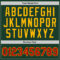 Custom Hunter Green Red-Gold Authentic Throwback Basketball Jersey