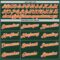 Custom Hunter Green Orange-White Authentic Throwback Basketball Jersey