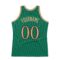 Custom Kelly Green Old Gold-Black Authentic Throwback Basketball Jersey