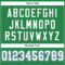 KellyGreen0131-3 Custom Grass Green White-Royal Mesh Authentic Football Jersey