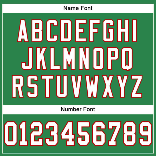 Custom Grass Green White-Red Mesh Authentic Football Jersey