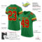 KellyGreen0139-1_f9a32383-3caa-4635-89f2-4ffeebc0a496 Custom Grass Green Red-Gold Mesh Authentic Football Jersey