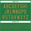 Custom Grass Green Grass Green-Old Gold Mesh Authentic Football Jersey