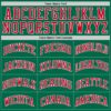 Custom Kelly Green Red-White Authentic Throwback Basketball Jersey