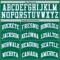 Custom Kelly Green White-Light Blue Authentic Throwback Basketball Jersey
