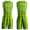 Custom Kelly Green Neon Green-White Round Neck Sublimation Basketball Suit Jersey