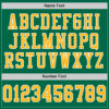 Custom Grass Green Gold-White Mesh Authentic Football Jersey