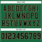 KellyGreen0297-3 Custom Kelly Green Black-Old Gold Mesh Authentic Football Jersey