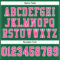 KellyGreen0298-3 Custom Kelly Green Pink-White Mesh Authentic Football Jersey
