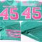 KellyGreen0298-4 Custom Kelly Green Pink-White Mesh Authentic Football Jersey
