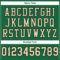 KellyGreen0303-3 Custom Kelly Green Cream-Black Mesh Authentic Football Jersey